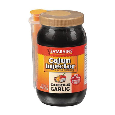 Zatarain’s Cajun Injector Creole Garlic with Injector, 16oz