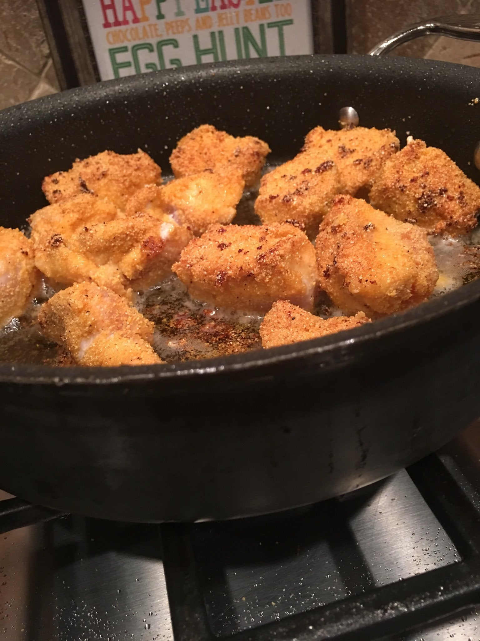 Fast "Mom Meal" with Mexi-Cajun fish fry