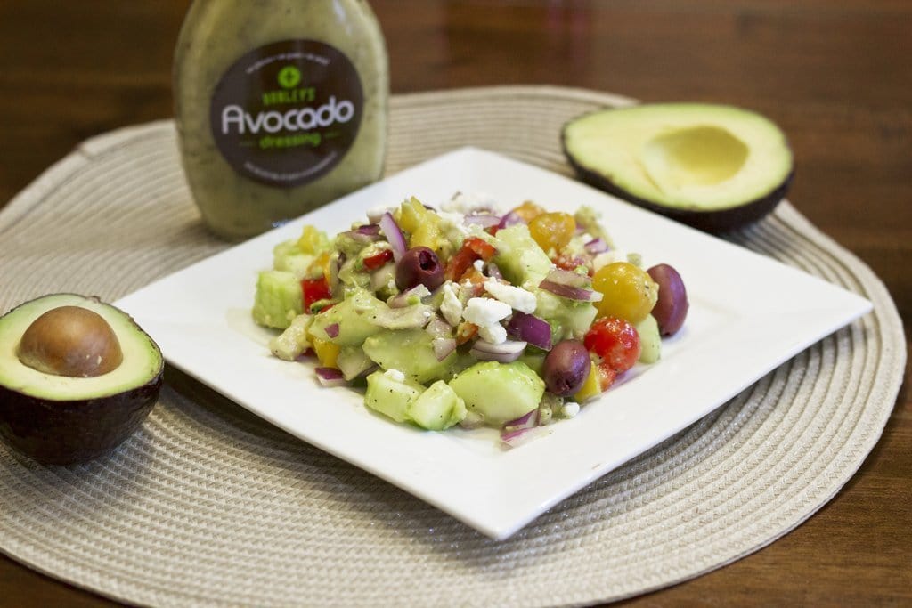 Avocado Greek Salad