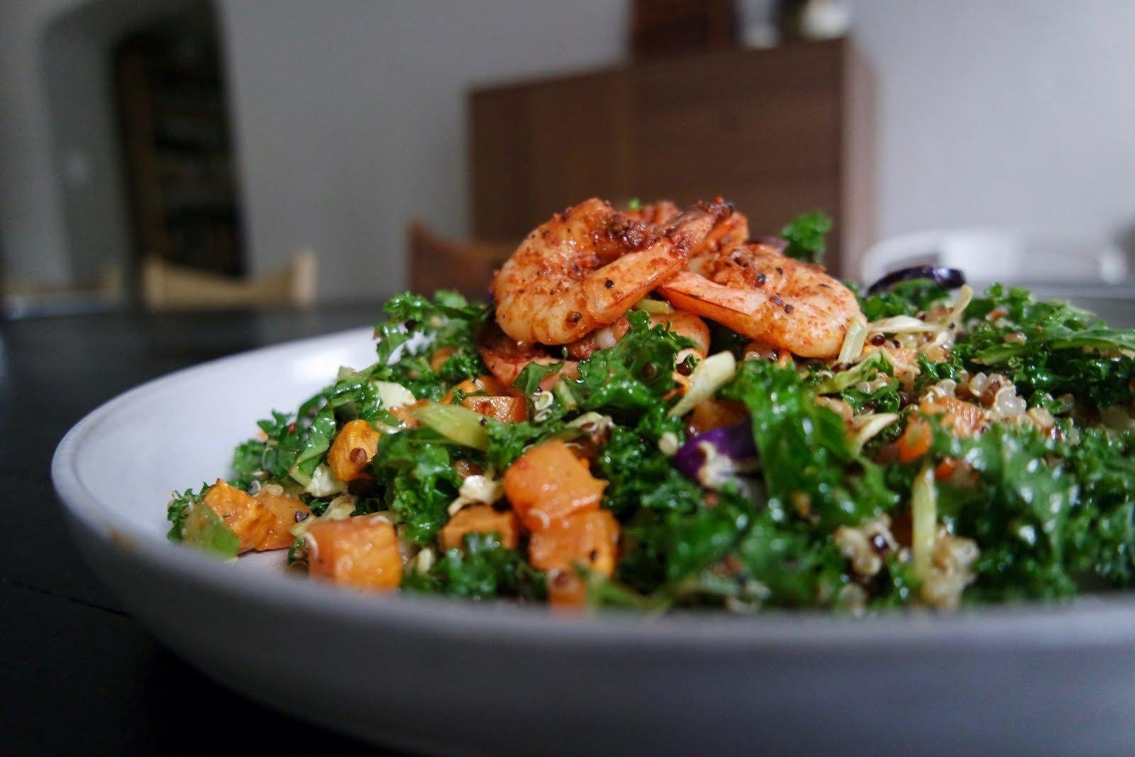 CRUCIFEROUS CRUNCH SHRIMP SALAD