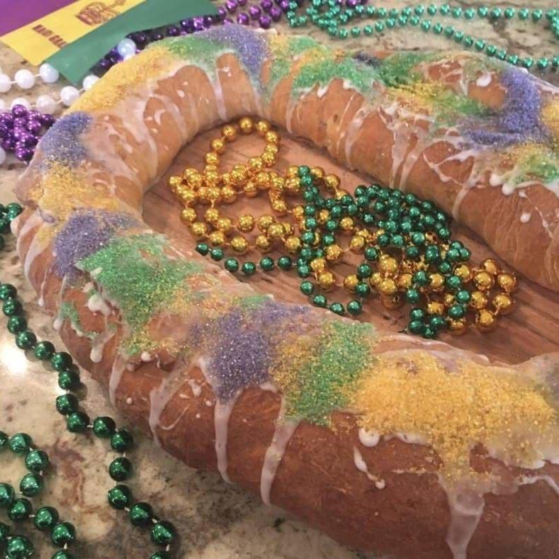 King Cake with Mam Papaul's King Cake Mix-Cajun Crate & Supply
