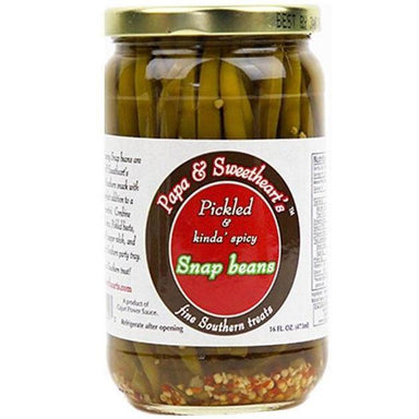 Cajun Power Papa & Sweetheart's Pickled Snap Beans