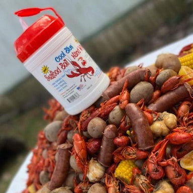Cool Blue Seafood Boil Hand Wipes