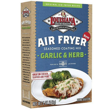 Louisiana Fish Fry Air Fryer Garlic and Herb Seasoned Coating Mix