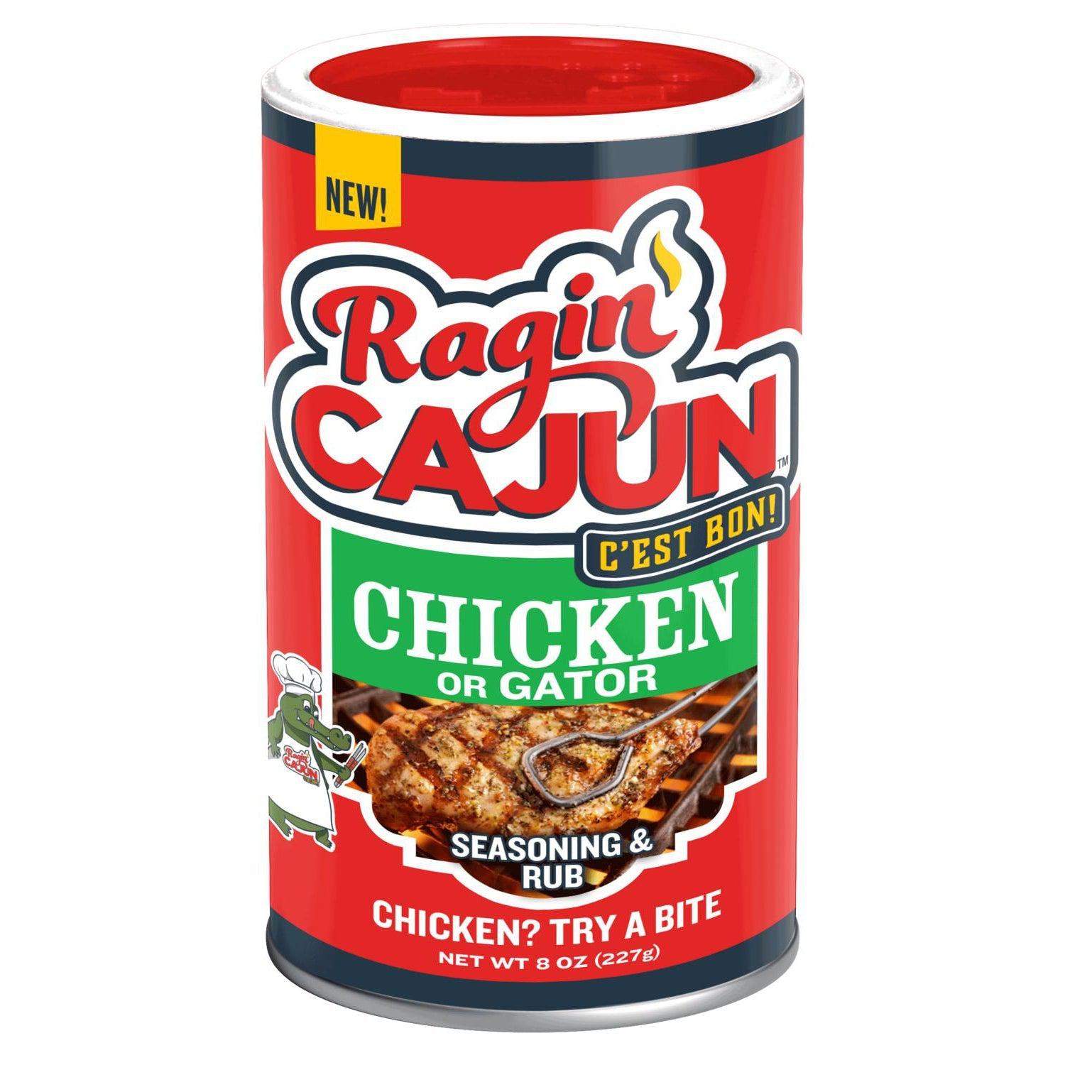 Ragin' Cajun Chicken & Gator Seasoning & Rub 8 oz